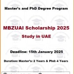 MBZUAI Scholarship