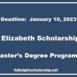 Queen Elizabeth Scholarship 2023