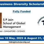 Global Business Diversity Scholarship 2023