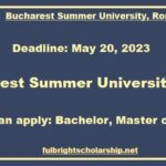 Bucharest Summer University 2023