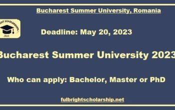 Bucharest Summer University 2023