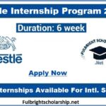 Nestle Internship Program 2023