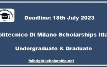 Politecnico Di Milano Scholarships