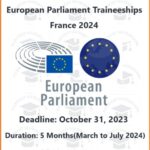 European Parliament Traineeships 2024